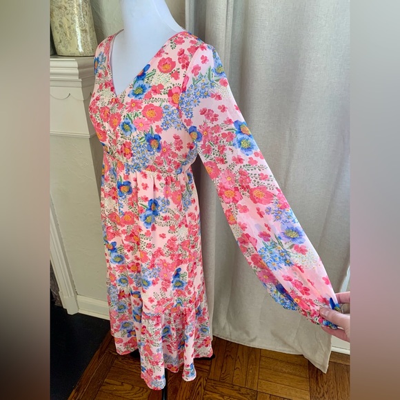 Sugar Lips NWT Baltic Born woman’s floral maxi dress medium - Picture 3 of 10